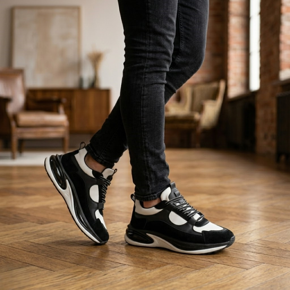 1098 Nubuk Hakiki Deri Sneakers