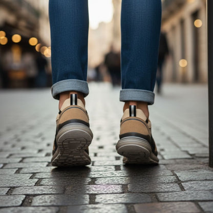 2028 Nubuk Hakiki Deri Sneakers