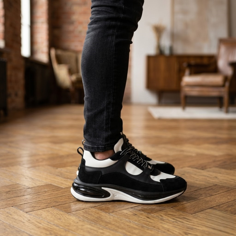 1098 Nubuk Hakiki Deri Sneakers