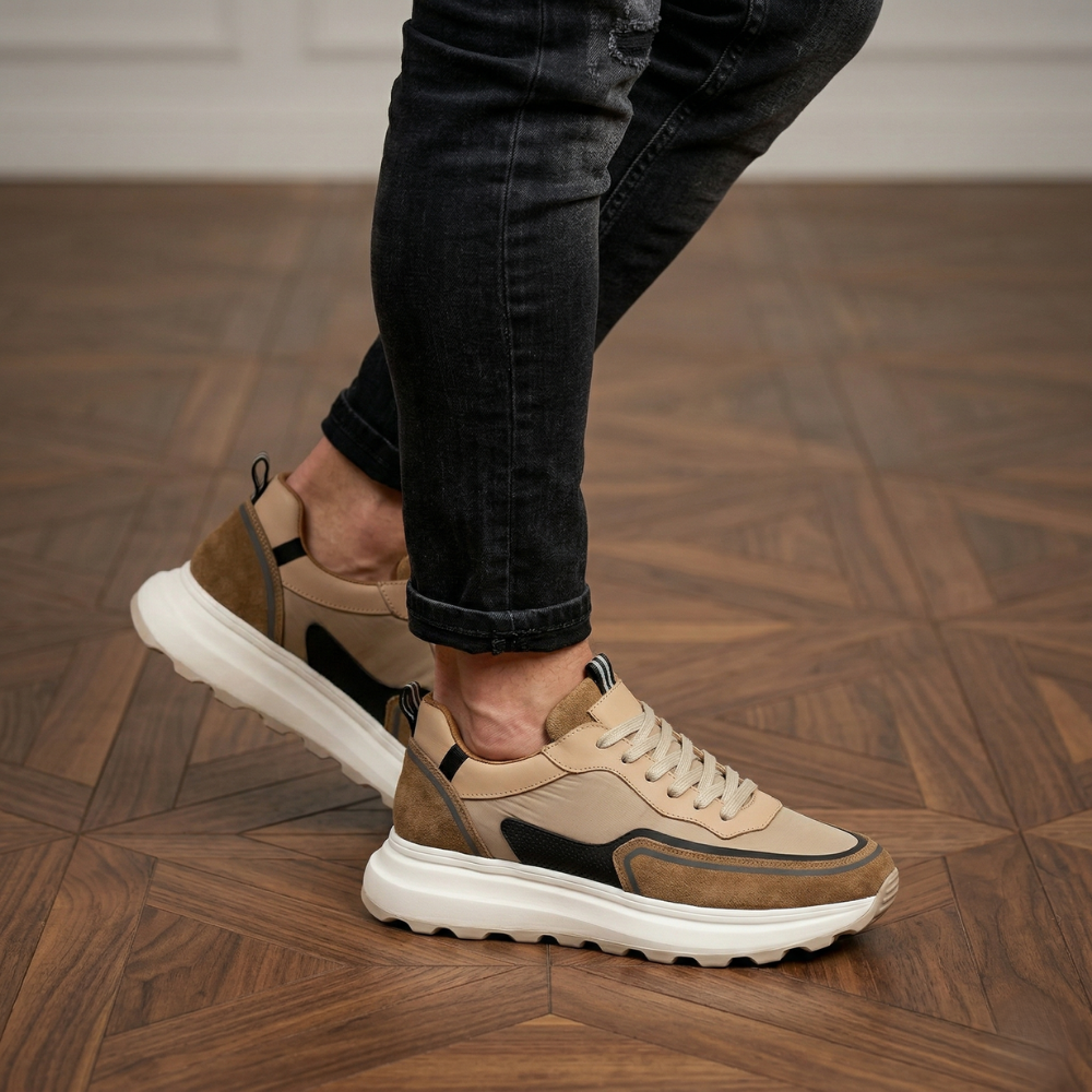 2028 Nubuk Hakiki Deri Sneakers Eva