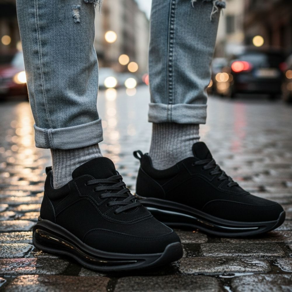 10000 Nubuk Hakiki Deri Sneakers