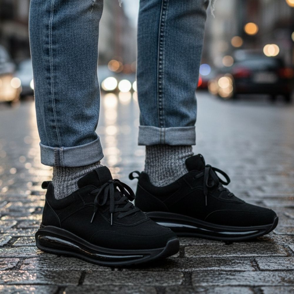 10000 Nubuk Hakiki Deri Sneakers